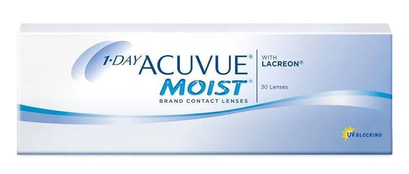 Acuvue 1-Day Moist, jednodnevne kontaktne leće za jednokratnu upotrebu, jačina -4.00 BC 8.5