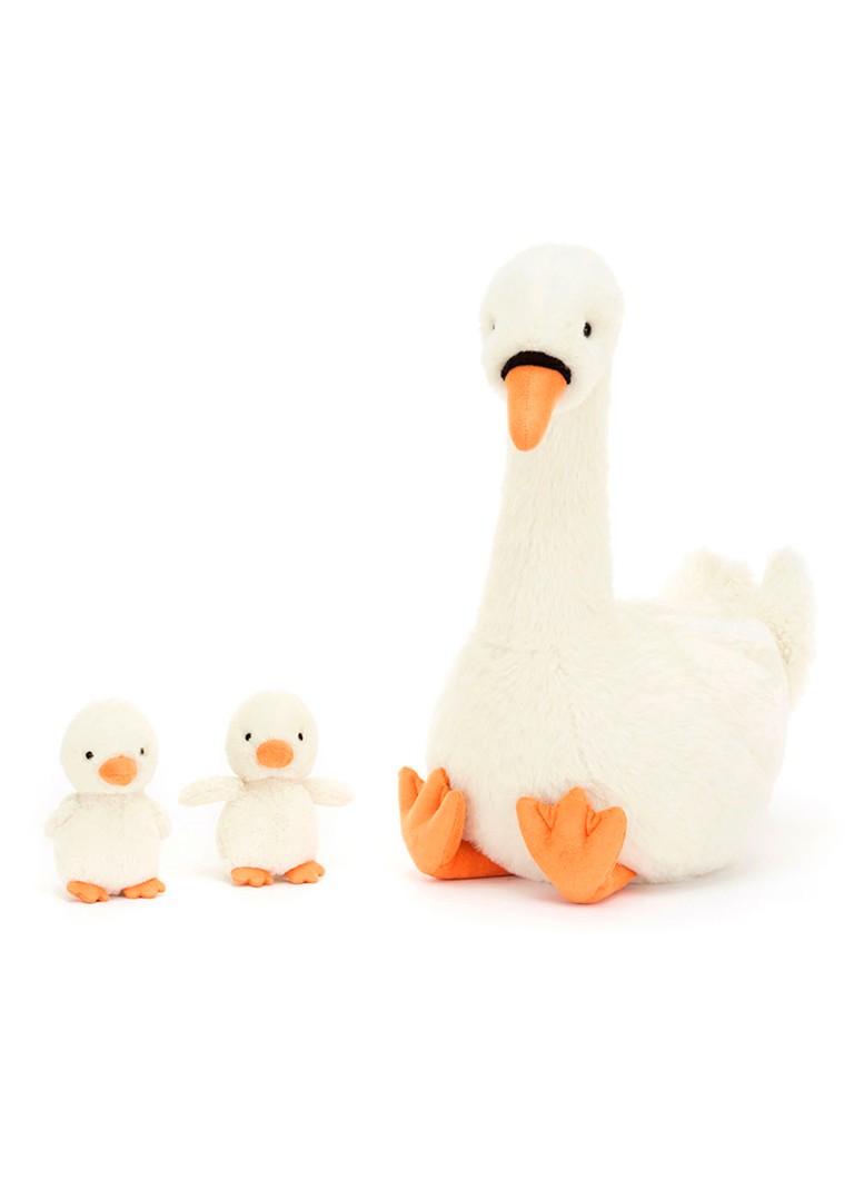 Cisne de pelúcia Jellycat Featherful, 39 cm