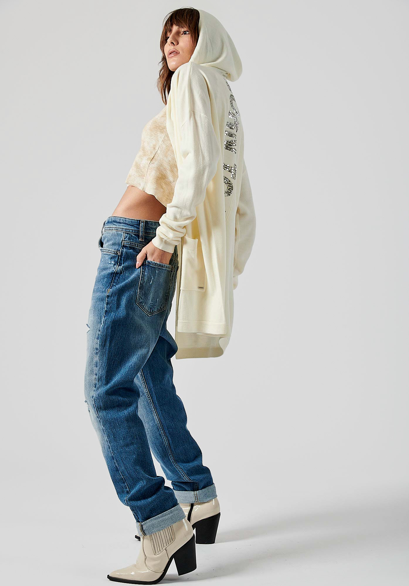 FOLEY  Gilet blanc femme