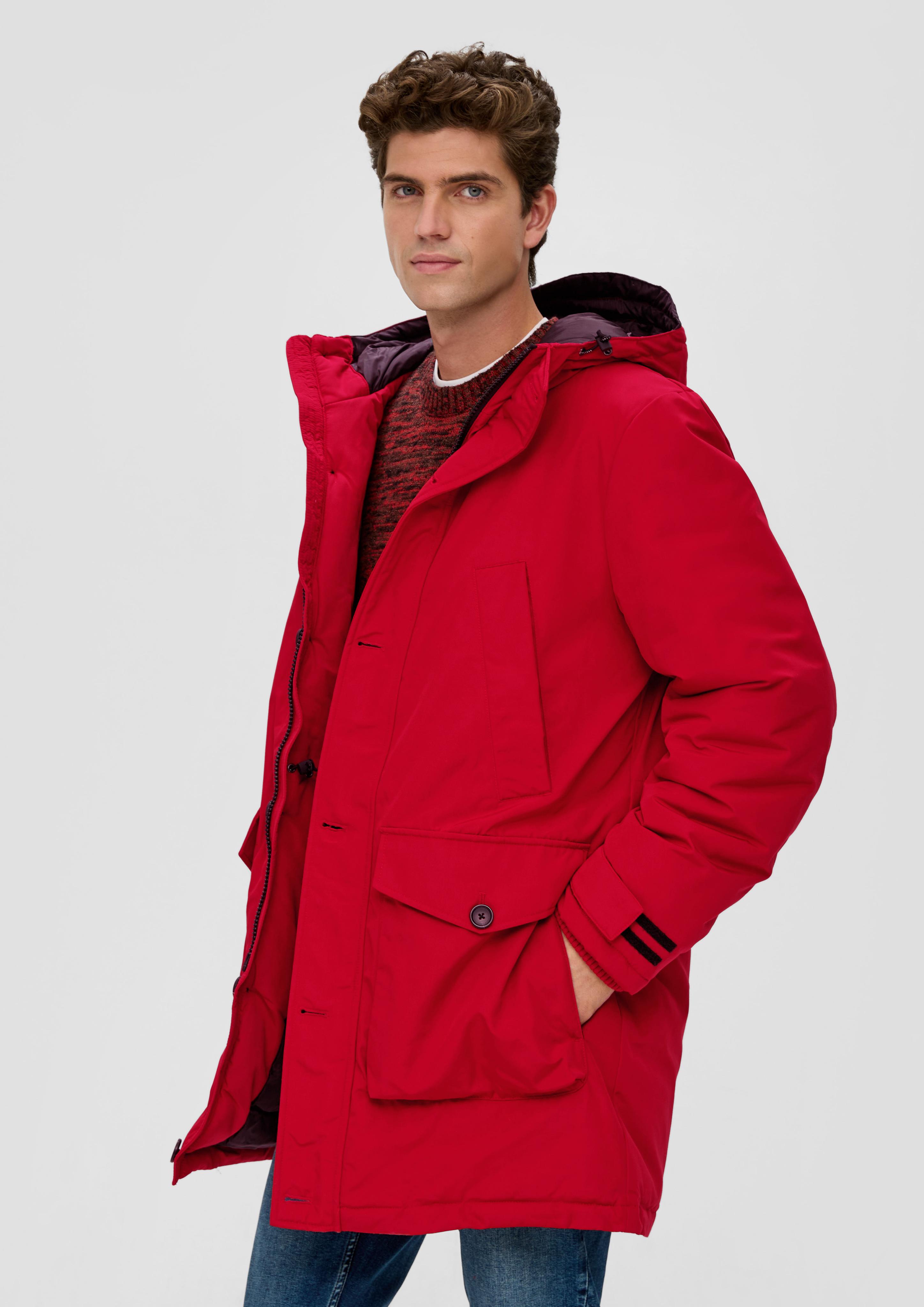 Jacke mit fixierter Kapuze  2132326-3162