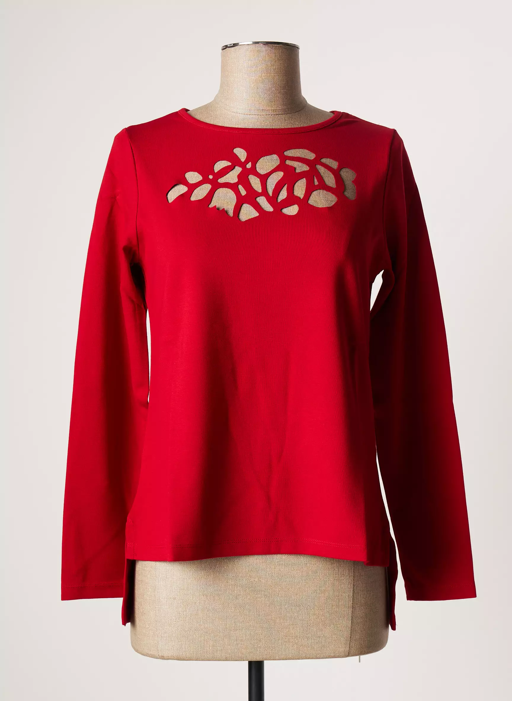 Maloka Tshirts Femme couleur rouge
