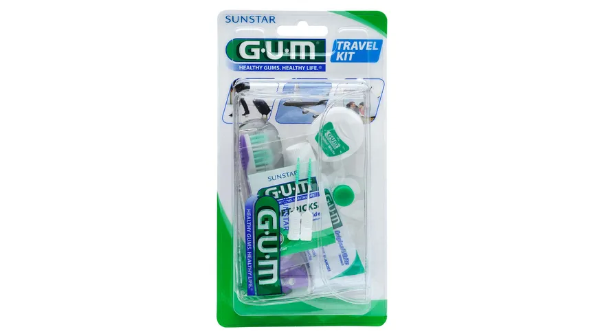 GUM® Original White Reiseset