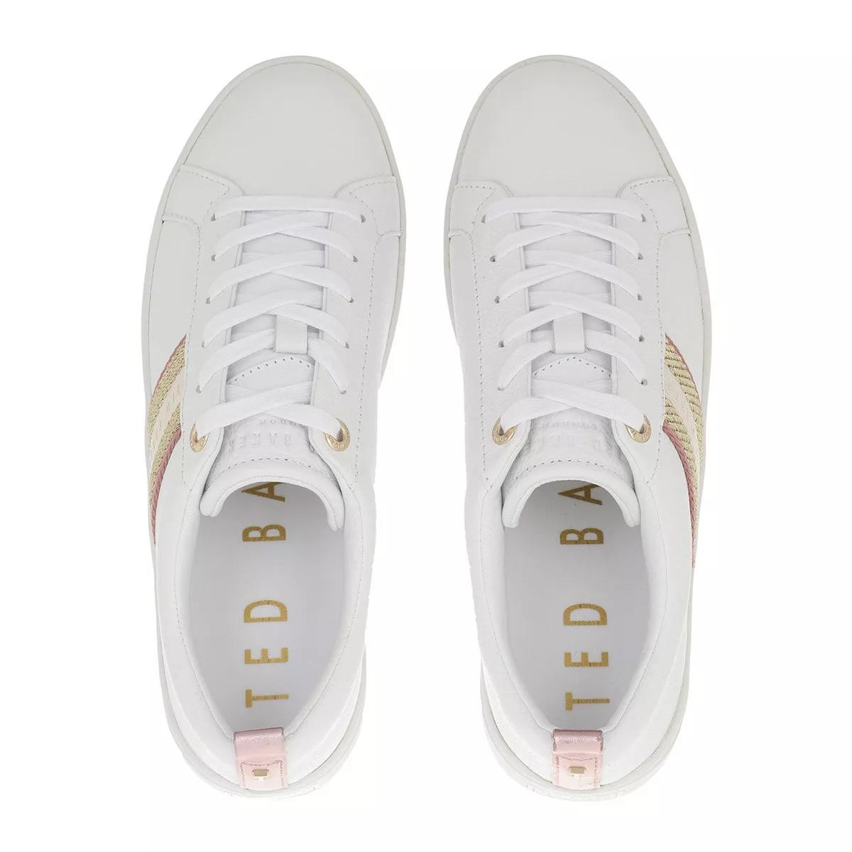 TED BAKER Freizeit Schnürer weiss Low-Top Sneaker