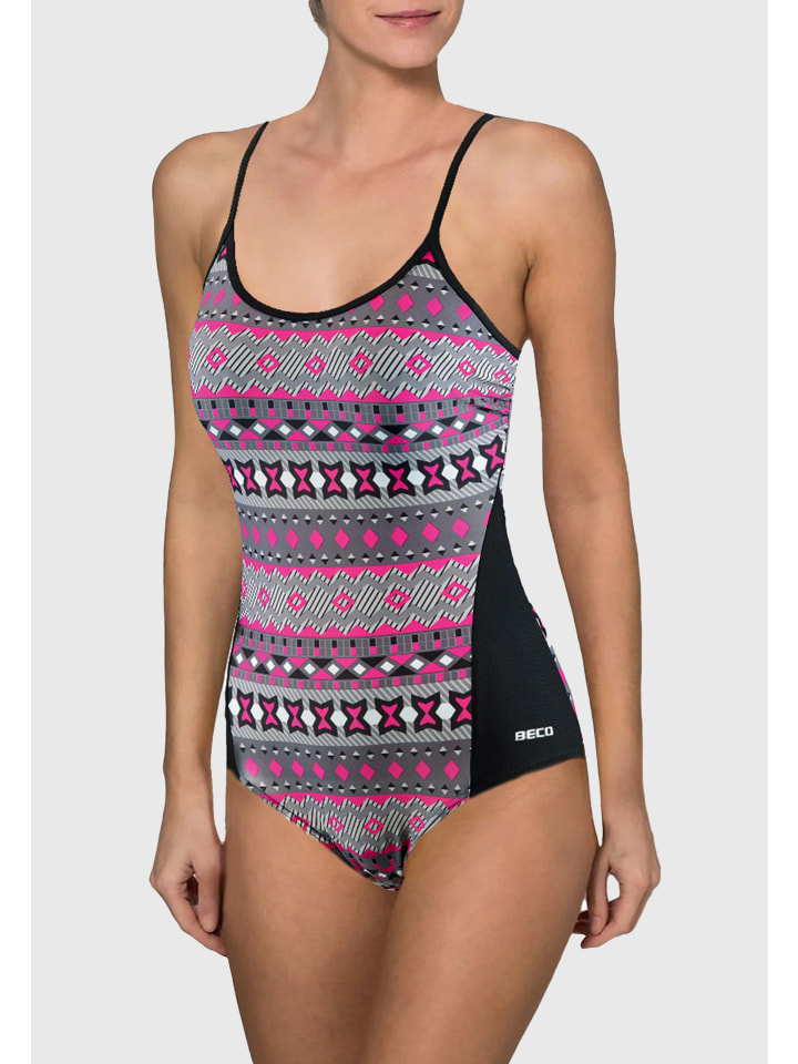 BECO the world of aquasports Badeanzug Maxmove Comfort Swimsuit in schwarz-pink günstig kaufen