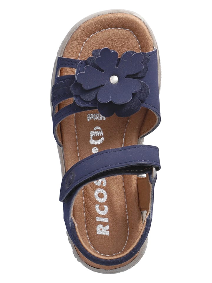 Ricosta Leder-Sandalen in Dunkelblau günstig kaufen