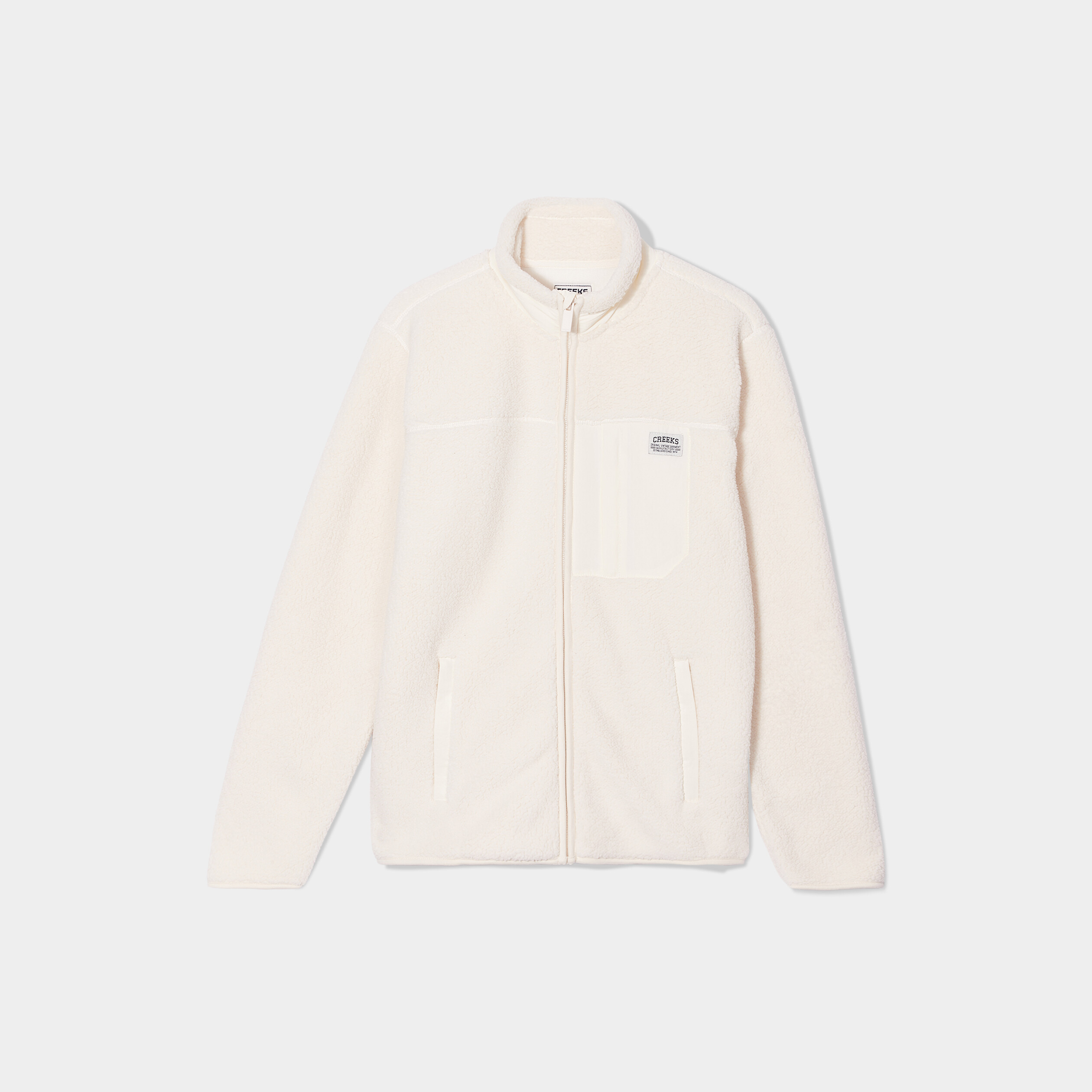 Gilet imitation laine mouton Creeks blanc homme | La Halle