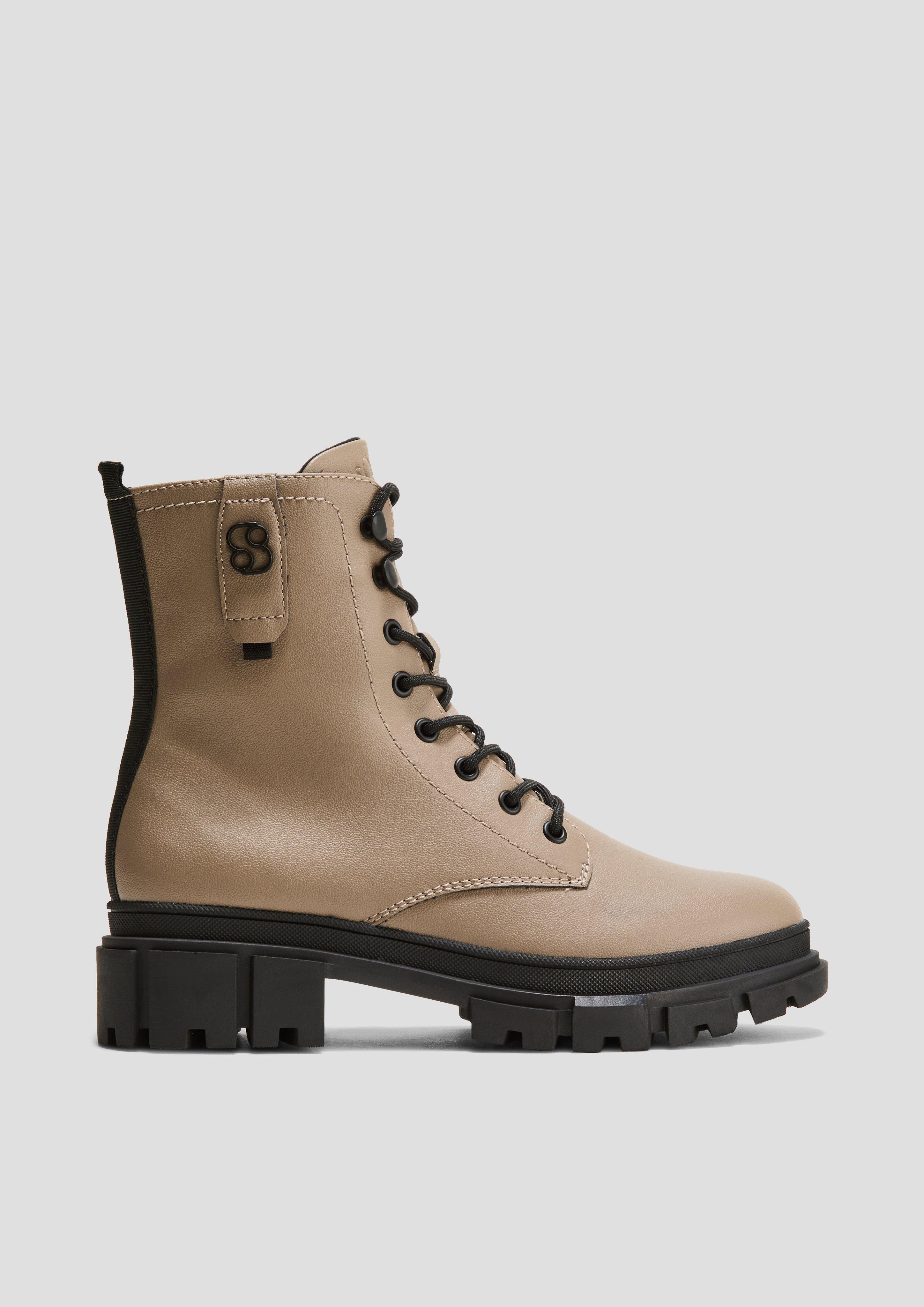 Stiefeletten mit Schnürung und Reißverschluss  6008300-341