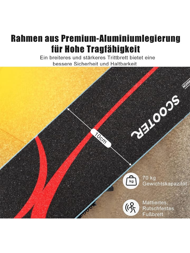 COSTWAY Kinderroller ab 4 Jahre in Hellblau günstig kaufen 70 cm