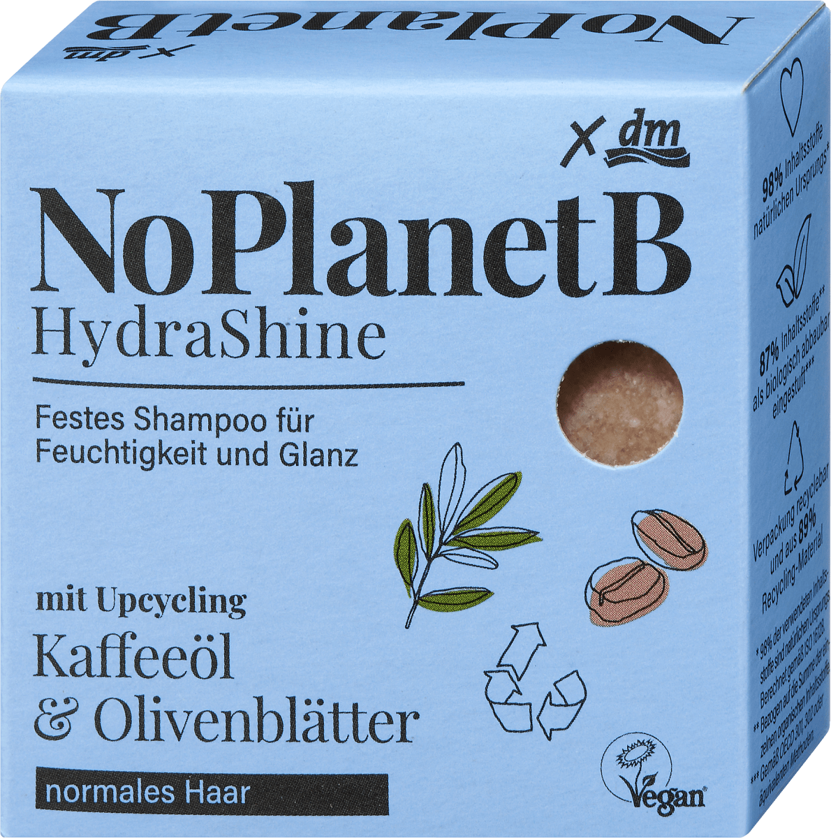 Festes Shampoo Hydra Shine, 75 g