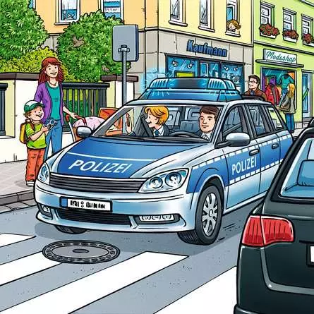 Kinderpuzzle ab 5 Jahren - Helfer in der Not - 49 Teile