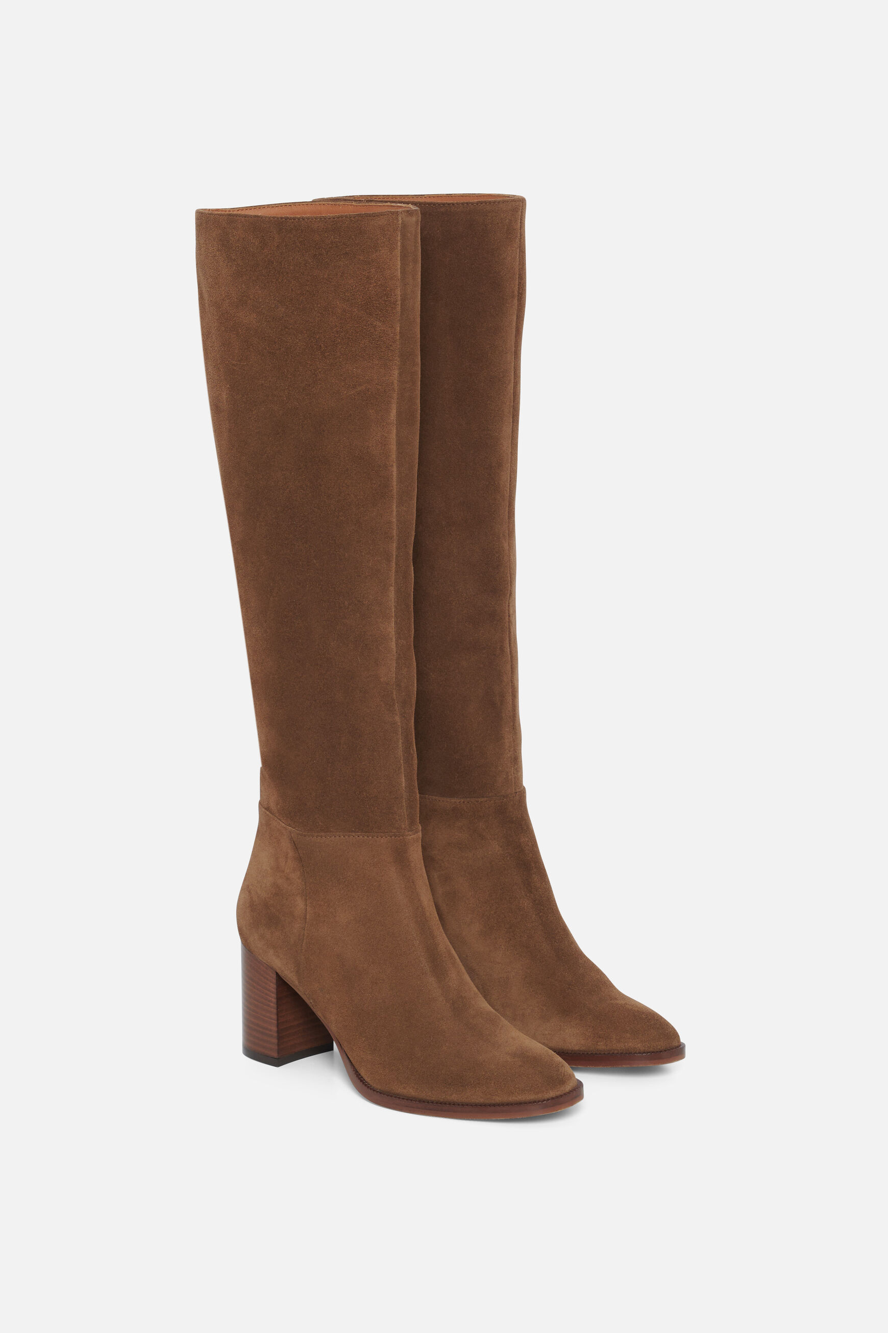 chaussures ella 100% cuir camel femme
