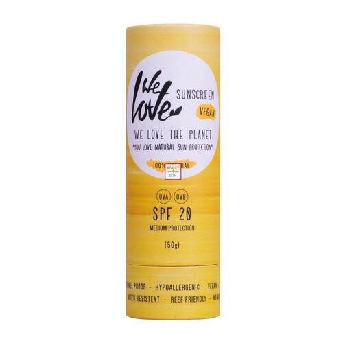 We Love The Planet Sonnenschutz SPF 20 50 Gramm