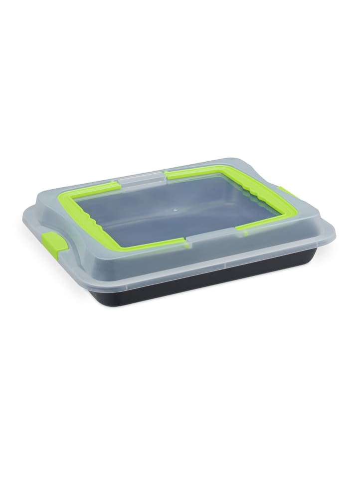 relaxdays Backblech in Grün/ Schwarz - (B)40,5 x (T)32,5 cm günstig kaufen onesize