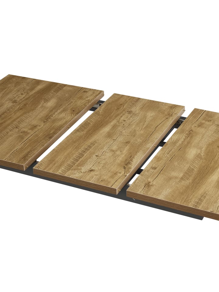 B&D Home Ausziehstisch LARS in Wildeiche - (B)120-160 x (H)76 x (T)80 cm günstig kaufen onesize