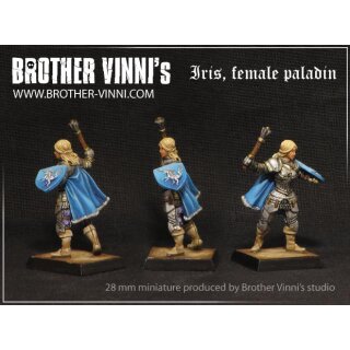 Female Paladin in Armor (Iris) (28 mm)