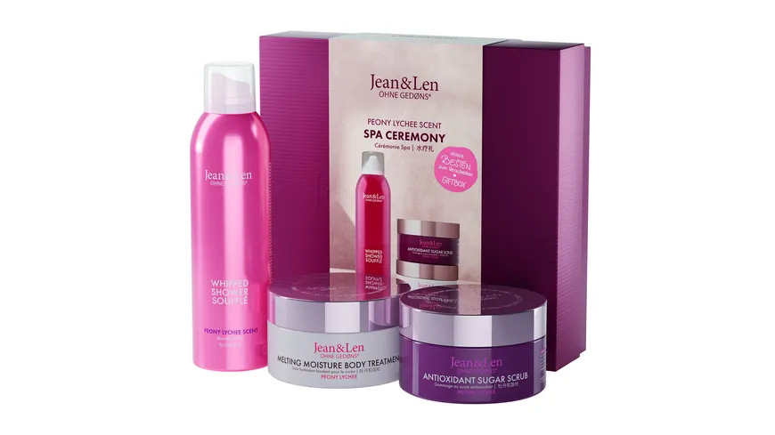 Jean&Len Spa Ceremony Peony/Lychee Geschenkpackung
