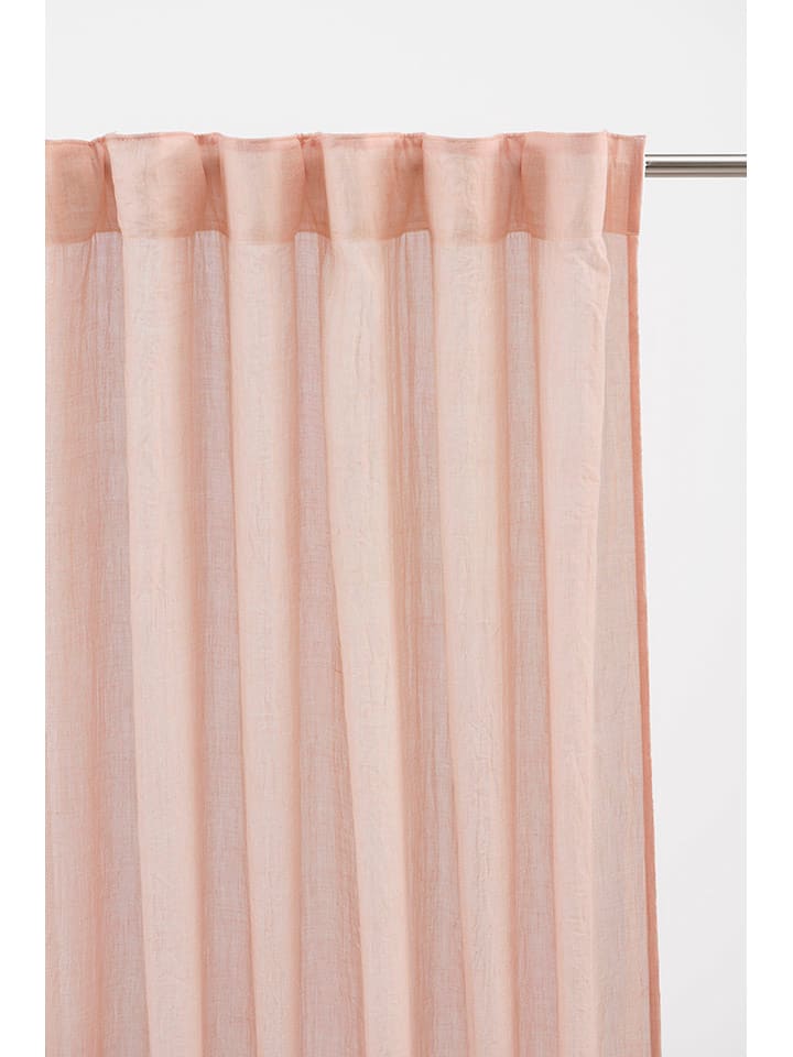 Jotex 2er-Set: Gardinen ''Cia'' in Rosa günstig kaufen