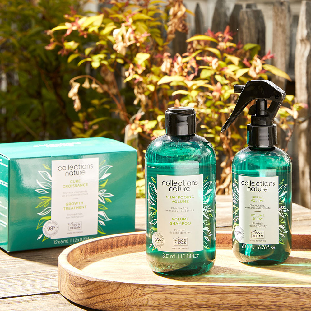 Collections Nature Spray Volume Idéal pour les cheveux fins en perte dedensité