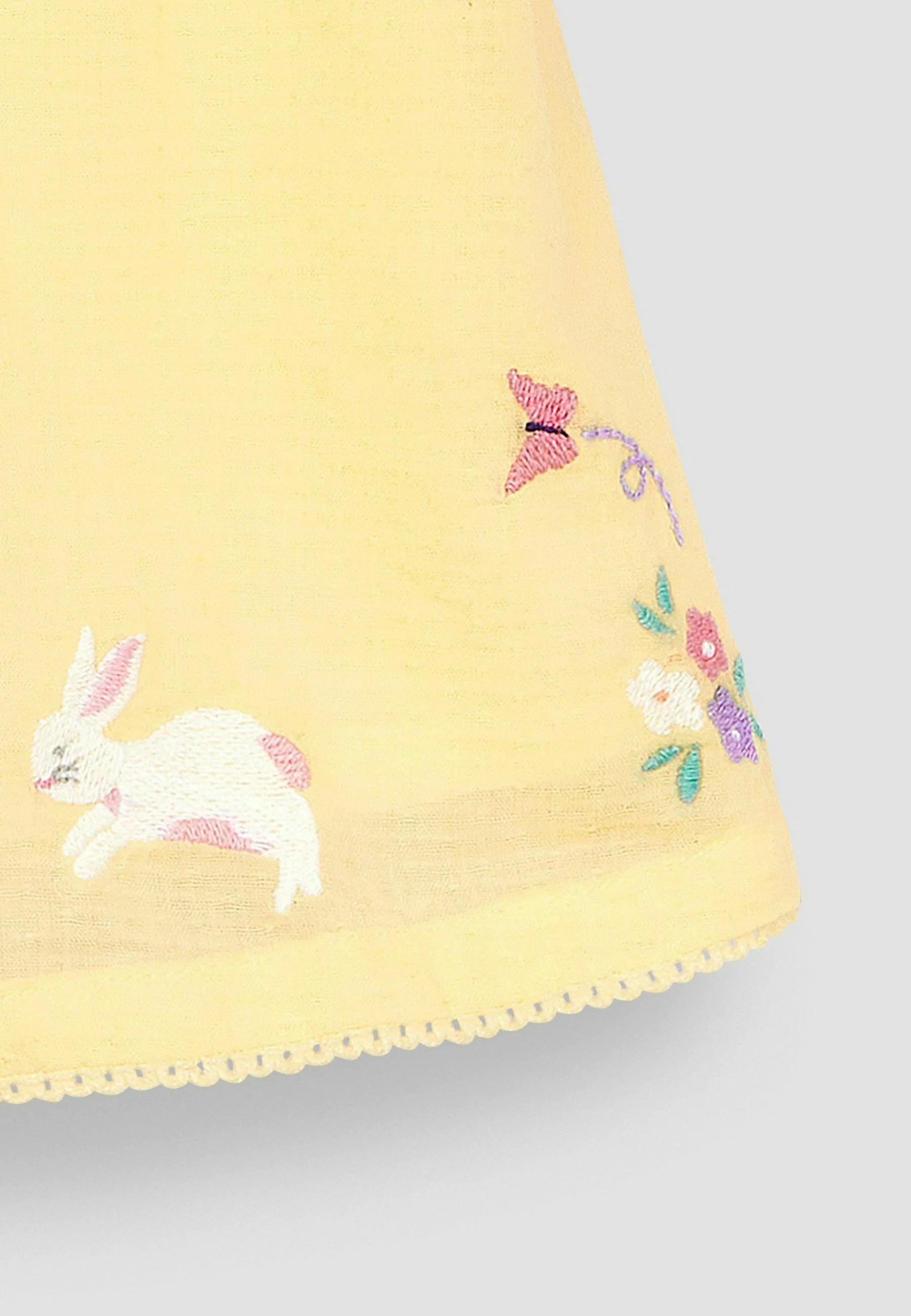 JoJo Maman Bébé VESTIDO DE BEBÉ CON BUFANDA BORDADA - Vestido de verano