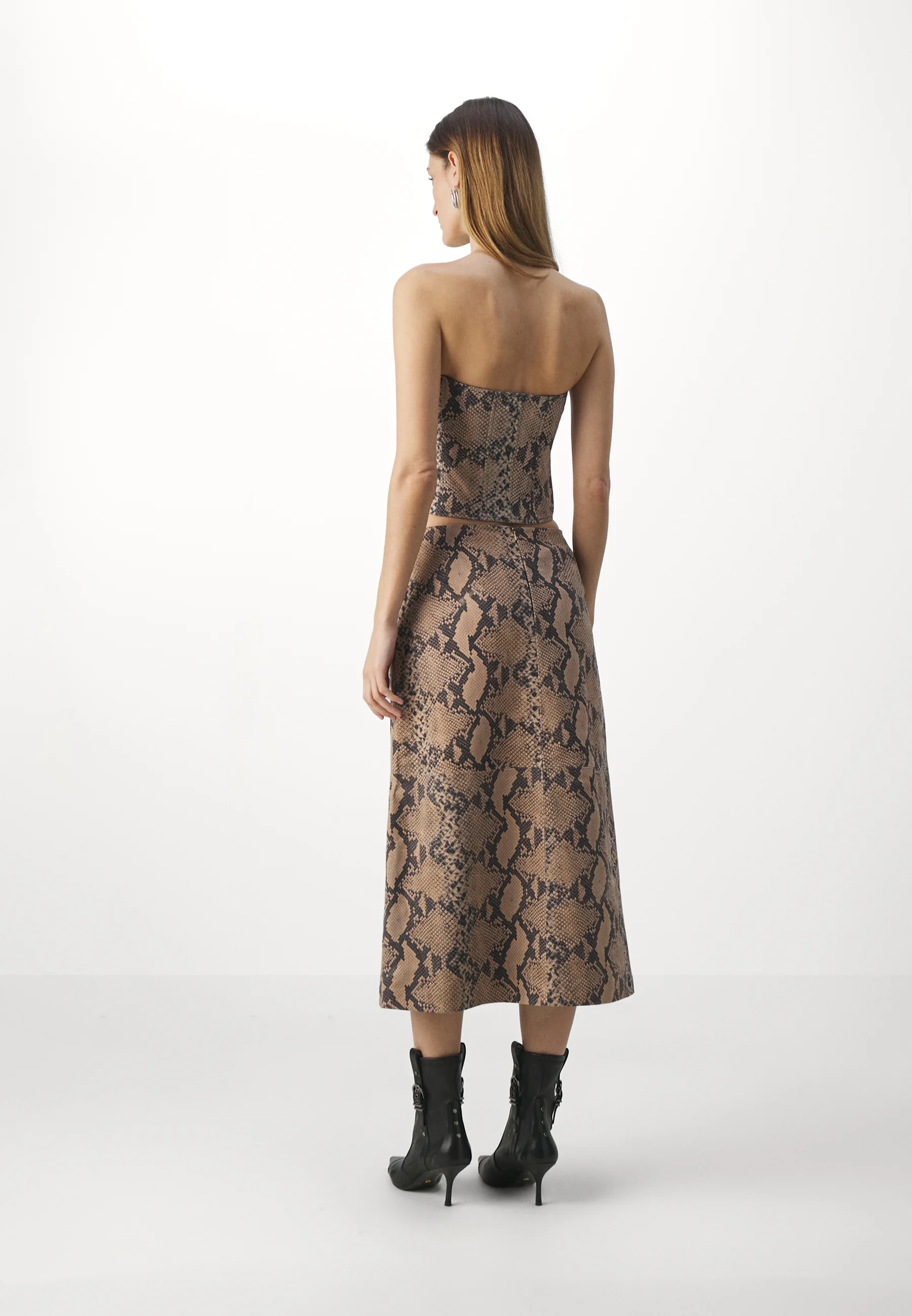 FALDA MIDI STUDIO ID - Falda acampanada