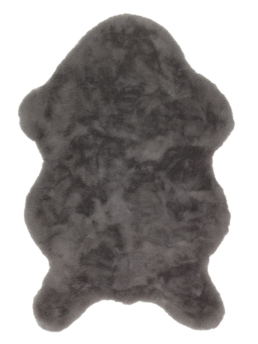 Schöner Wohnen Kunstfell Tender in Schaffelloptik Grau 60 x 90 cm
