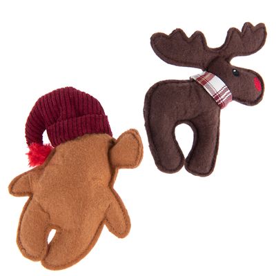 Katzenspielzeug Lebkuchen-Maus & Rentier