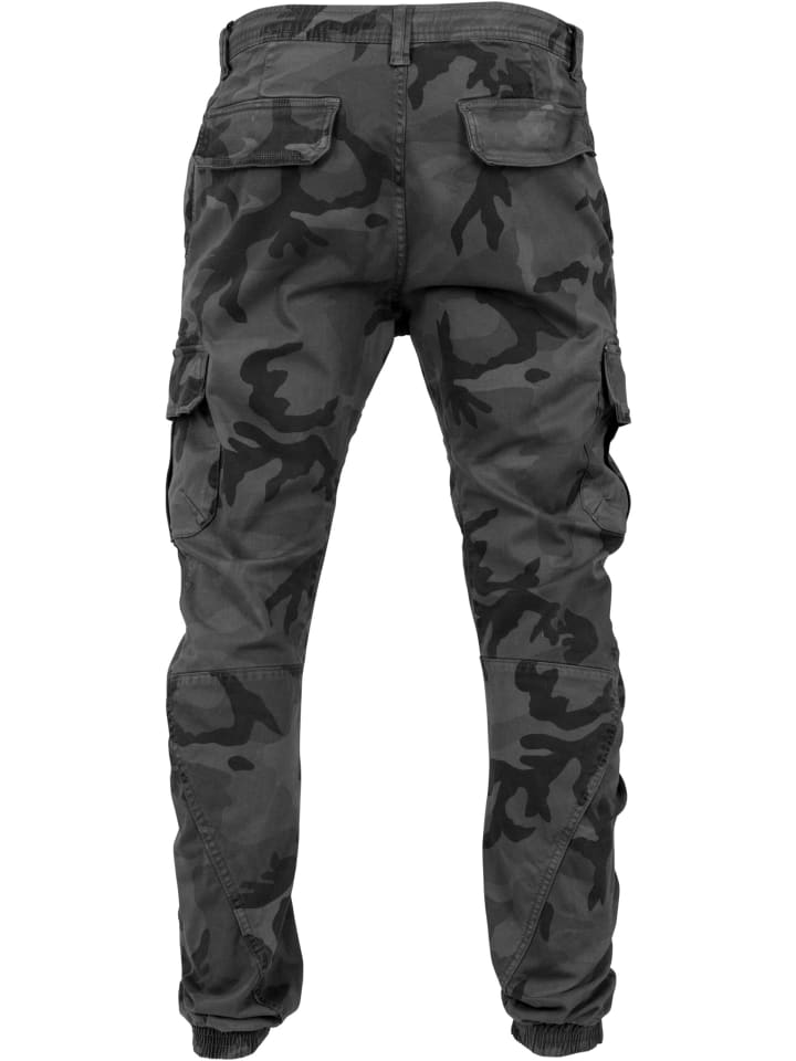 Urban Classics Urban Classics Cargo-Hosen in grey camo günstig kaufen