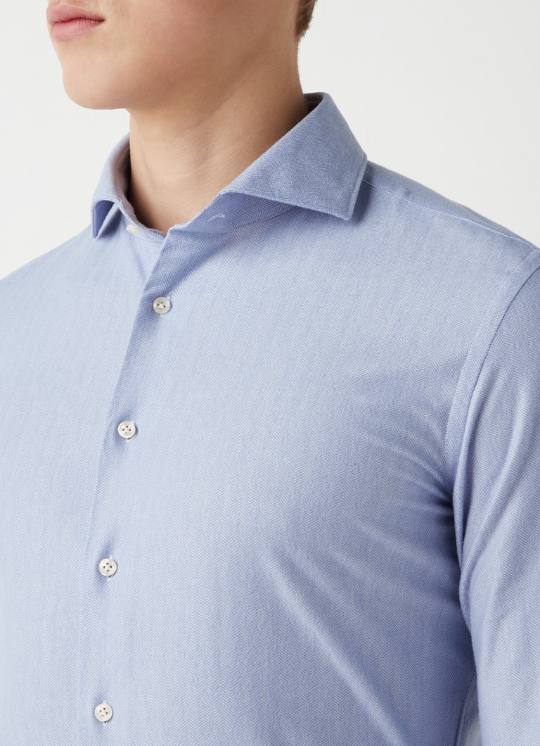 Camicia Profuomo Slim Fit in maglia elasticizzata