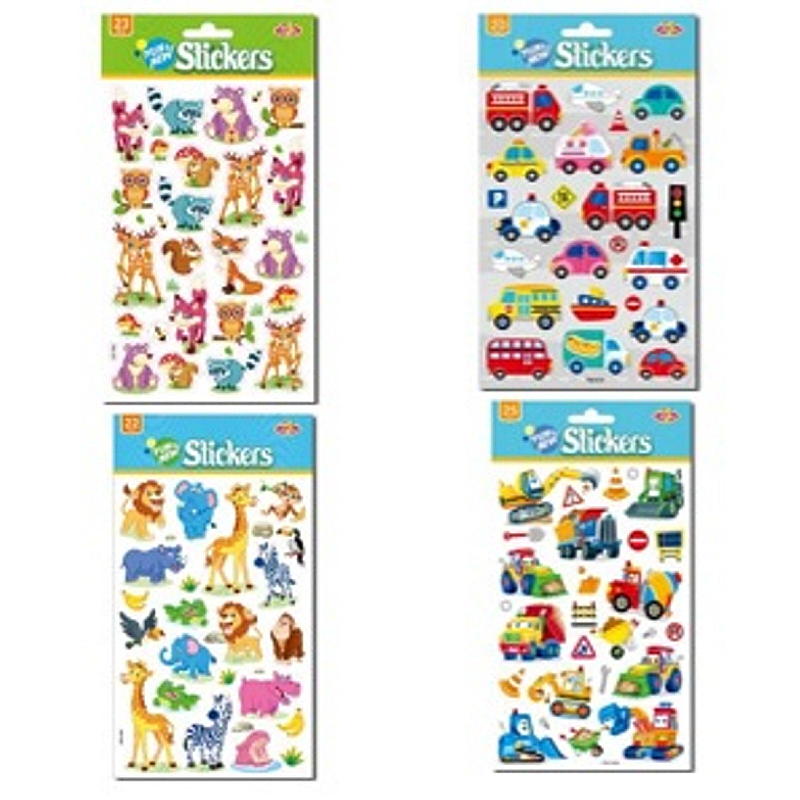 Giform Stickers dyr og maskiner Skøy