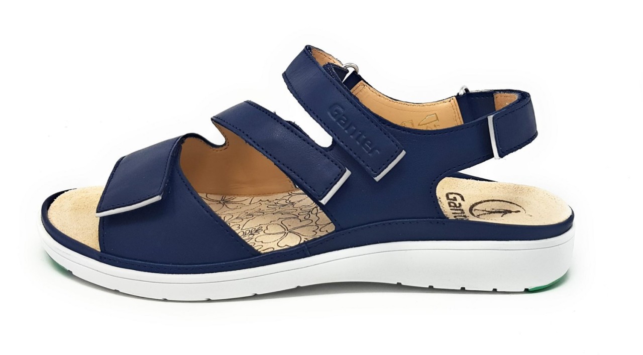 GANTER Komfort Sandalen blau