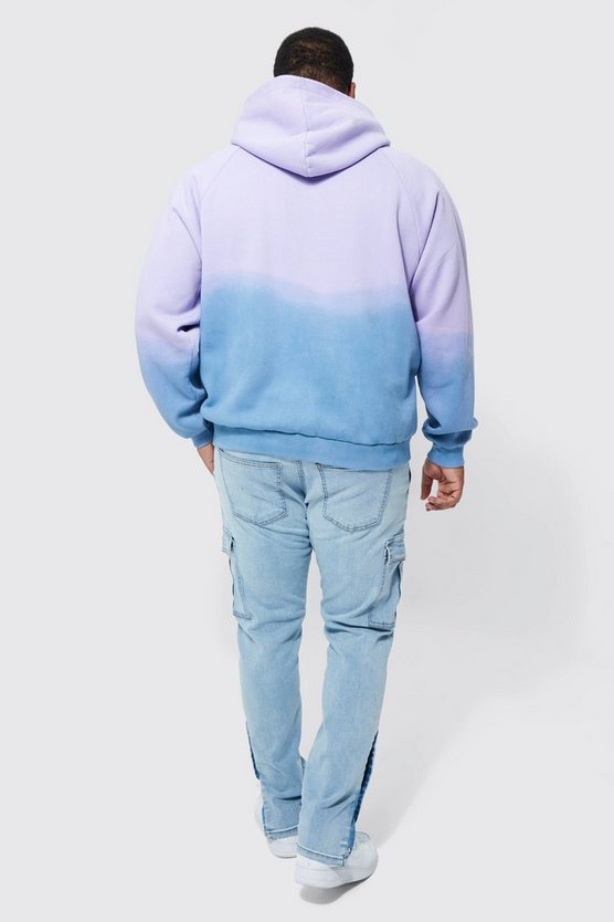 Plus Skinny Cargo-Jeans mit Druckknöpfen