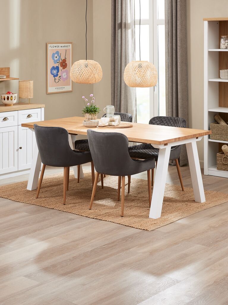 SKAGEN PEBRINGE SKAGEN L200 bord hvit/grå 4 PEBRINGE fløyelsgrå