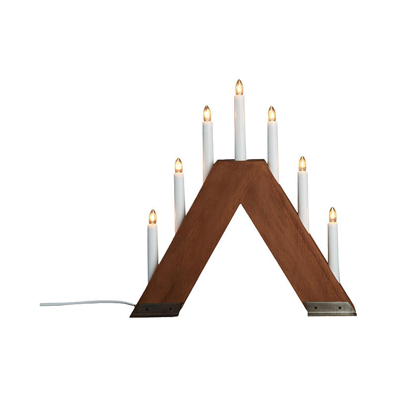 Light IT Adventsstake 7-armet, Fyre