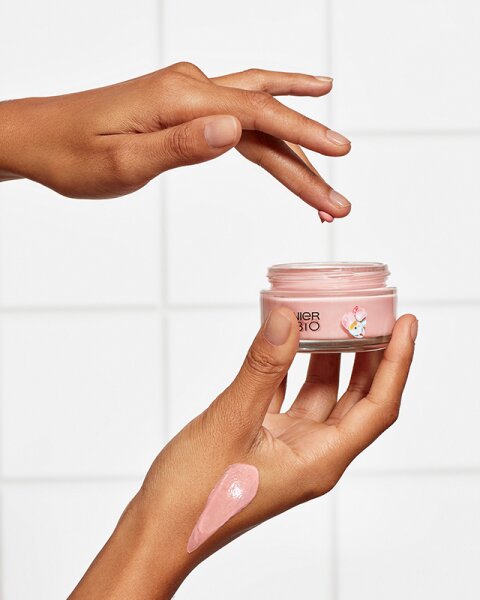 Garnier Bio Rosy Glow 3in1 Rosé Creme Gesichtscreme