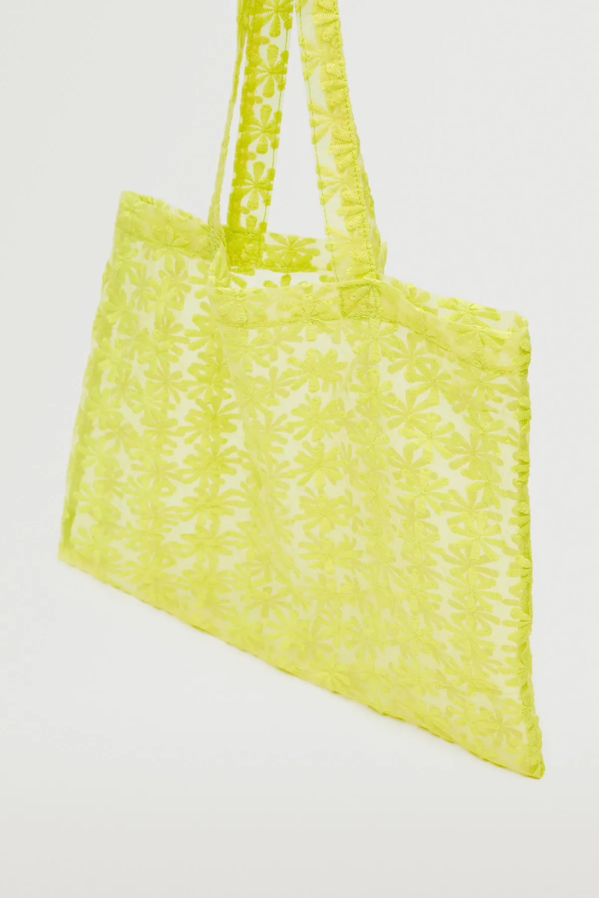 MANGO  Gelbe Damen-Umhängetasche 27075755
