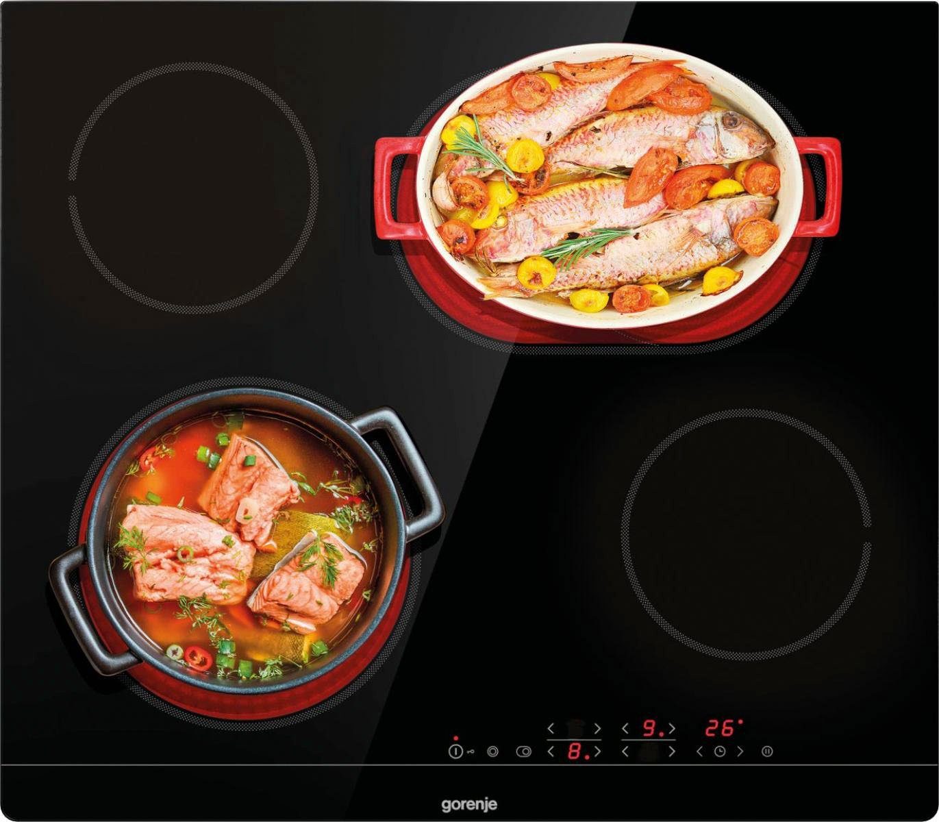 GORENJE Backofen-Set Black Pacific Basic Set, mit 1-fach-Teleskopauszug, Aqua Clean, ExtraSteam