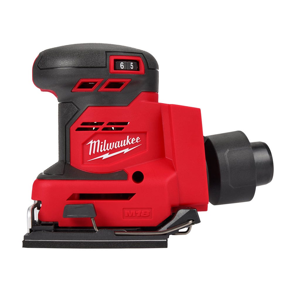 Lixadeira de superfície Milwaukee 18V 1/4 de folha M18BQSS0