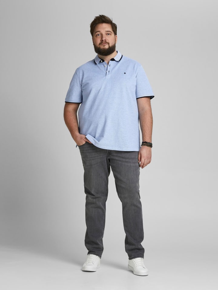 JACK & JONES PLUS Poloshirt in Bright Cobalt 1 günstig kaufen