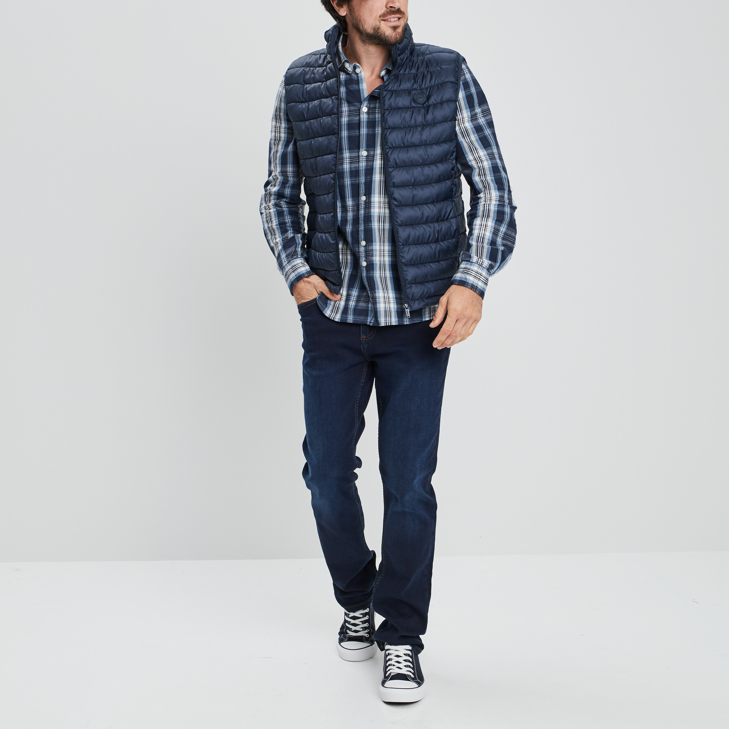 Jeans regular denim brut homme | La Halle