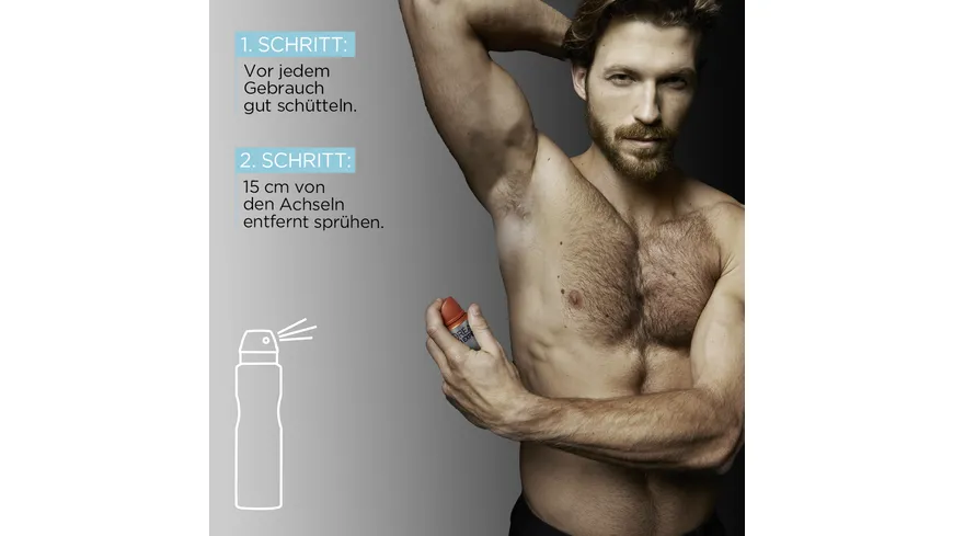 L'Oréal Men Expert Deospray Extreme Fresh - 48h Schutz vor Schweiß und Körpergeruch mit integriertem Cooling-Effekt 150 ml
