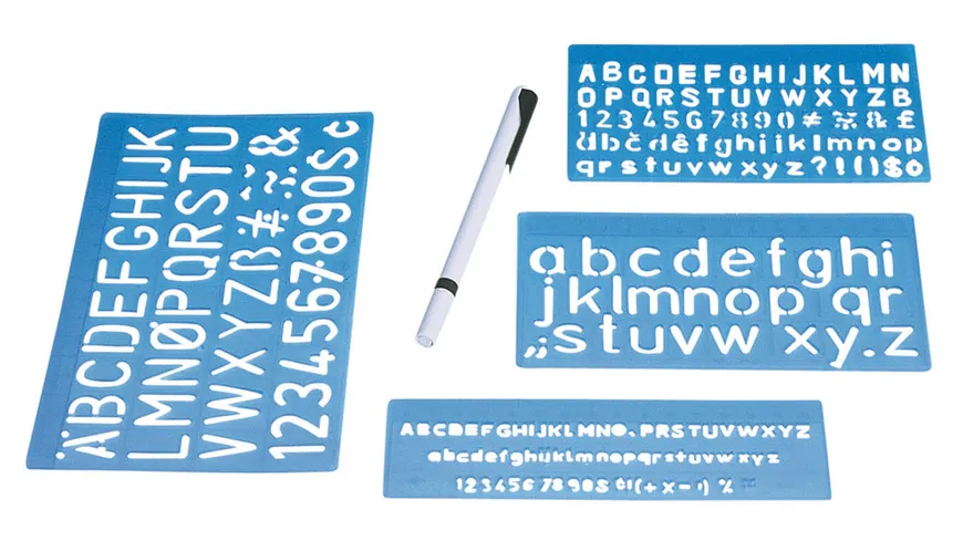 WEDO® Schablonen-Set mit Faserstift