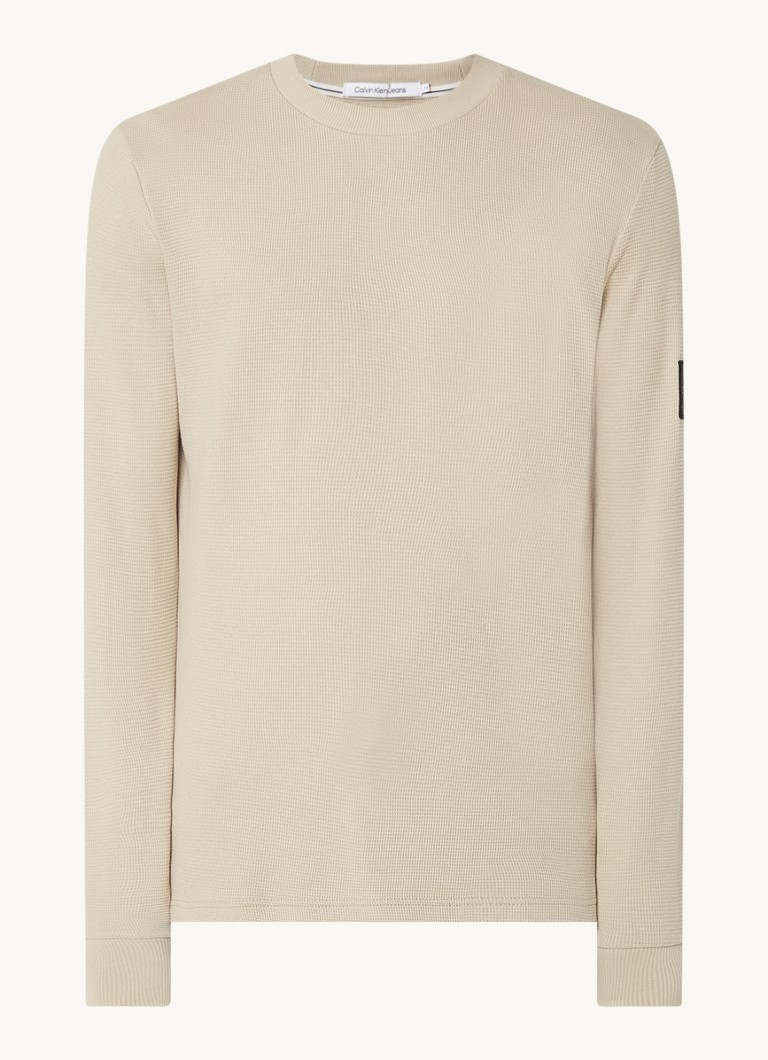 Calvin Klein Fine-knit sweater with logo