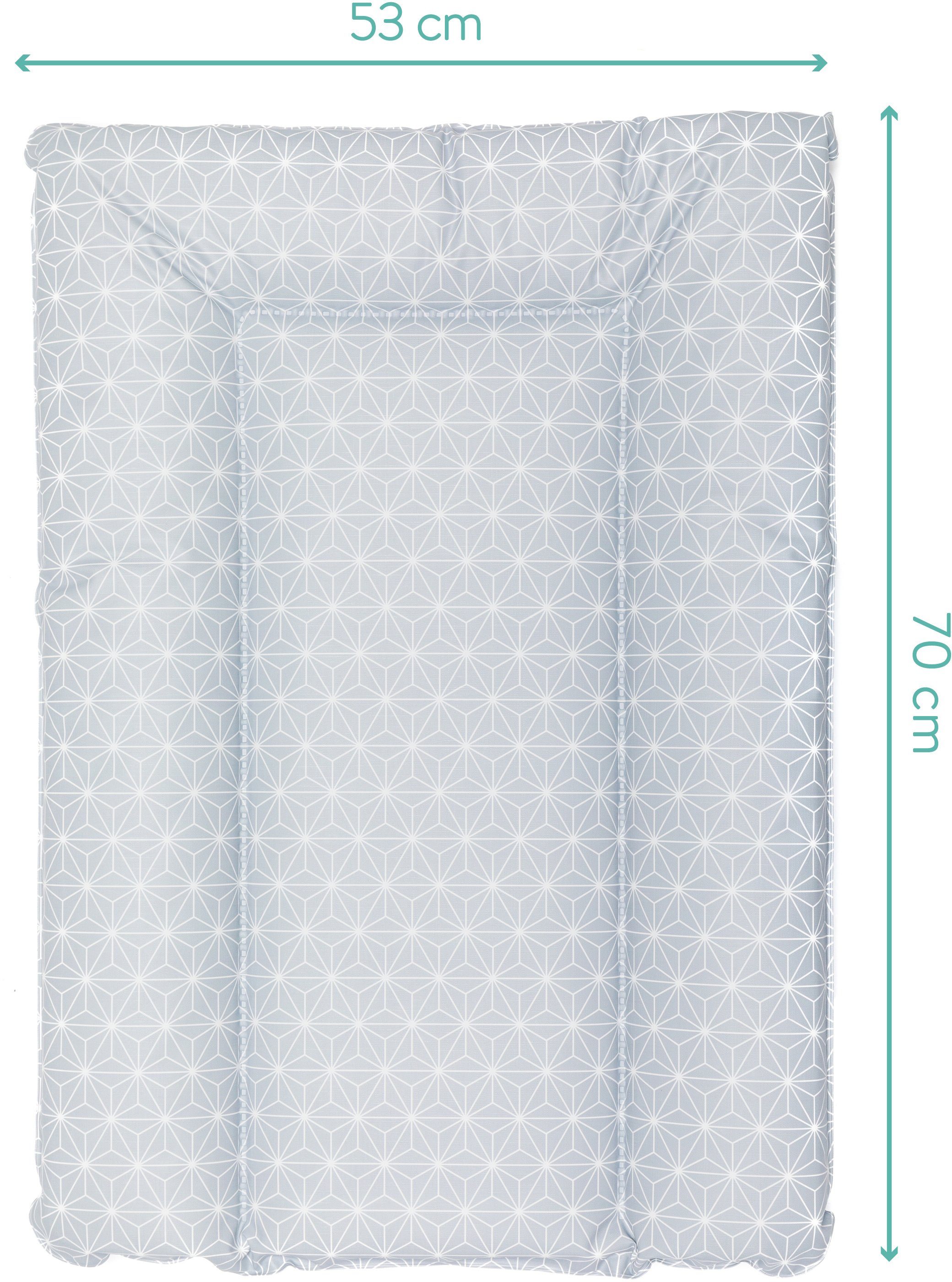Fillikid Wickelauflage Softy, Cube Grey (1-tlg)