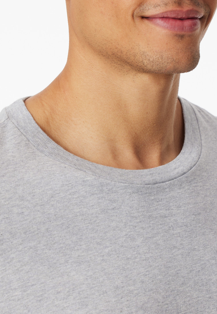 Shirt langarm grau-meliert - Mix+Relax