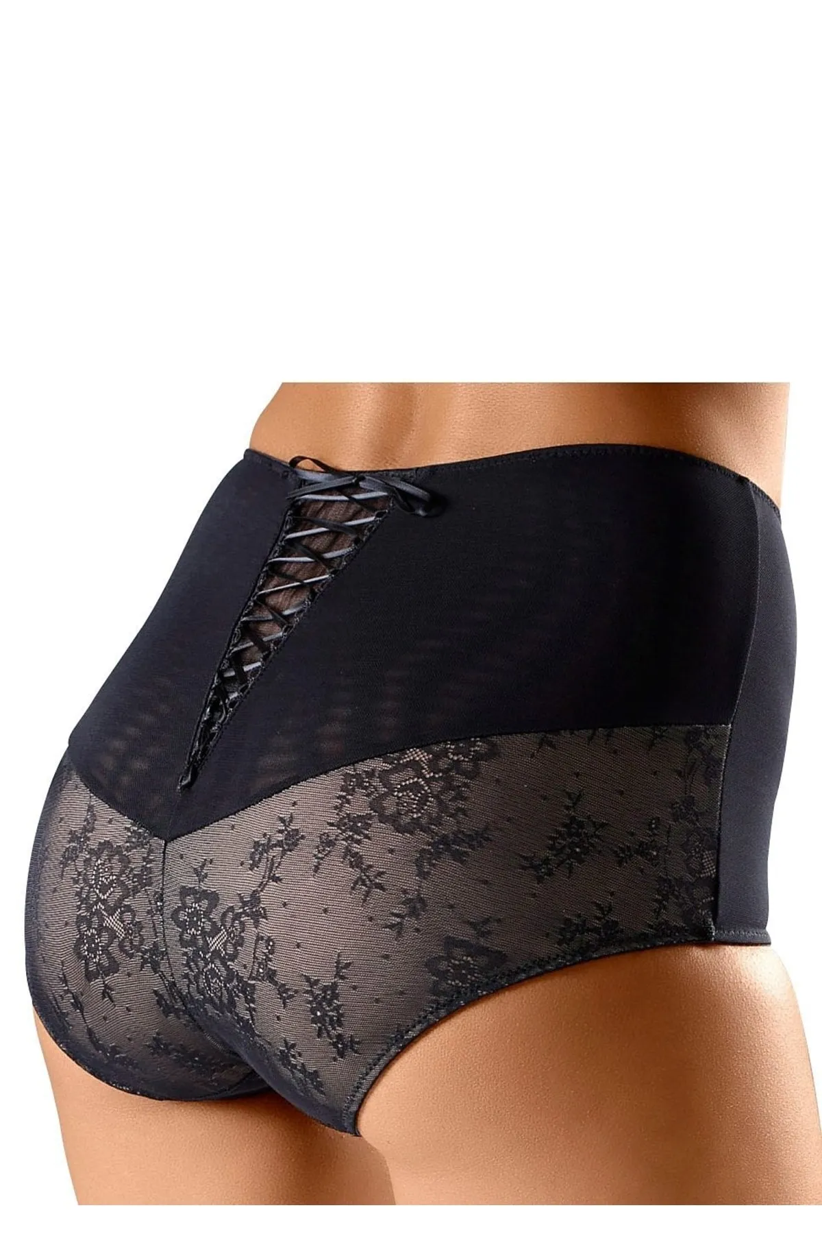 PETITE FLEUR GOLD  Slip - Schwarz - Unifarben