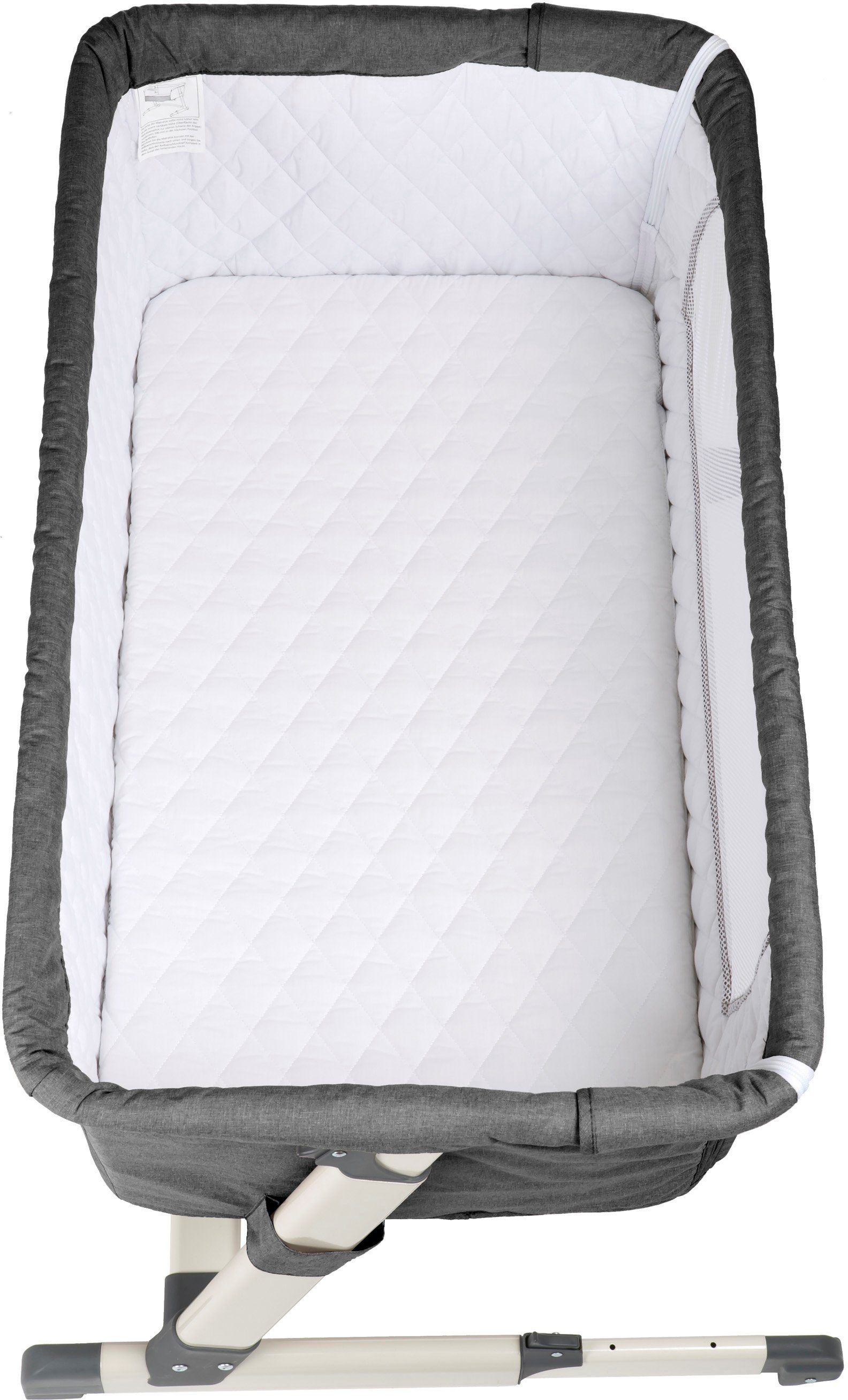 BabyGo Beistellbett Together, dark grey, faltbar