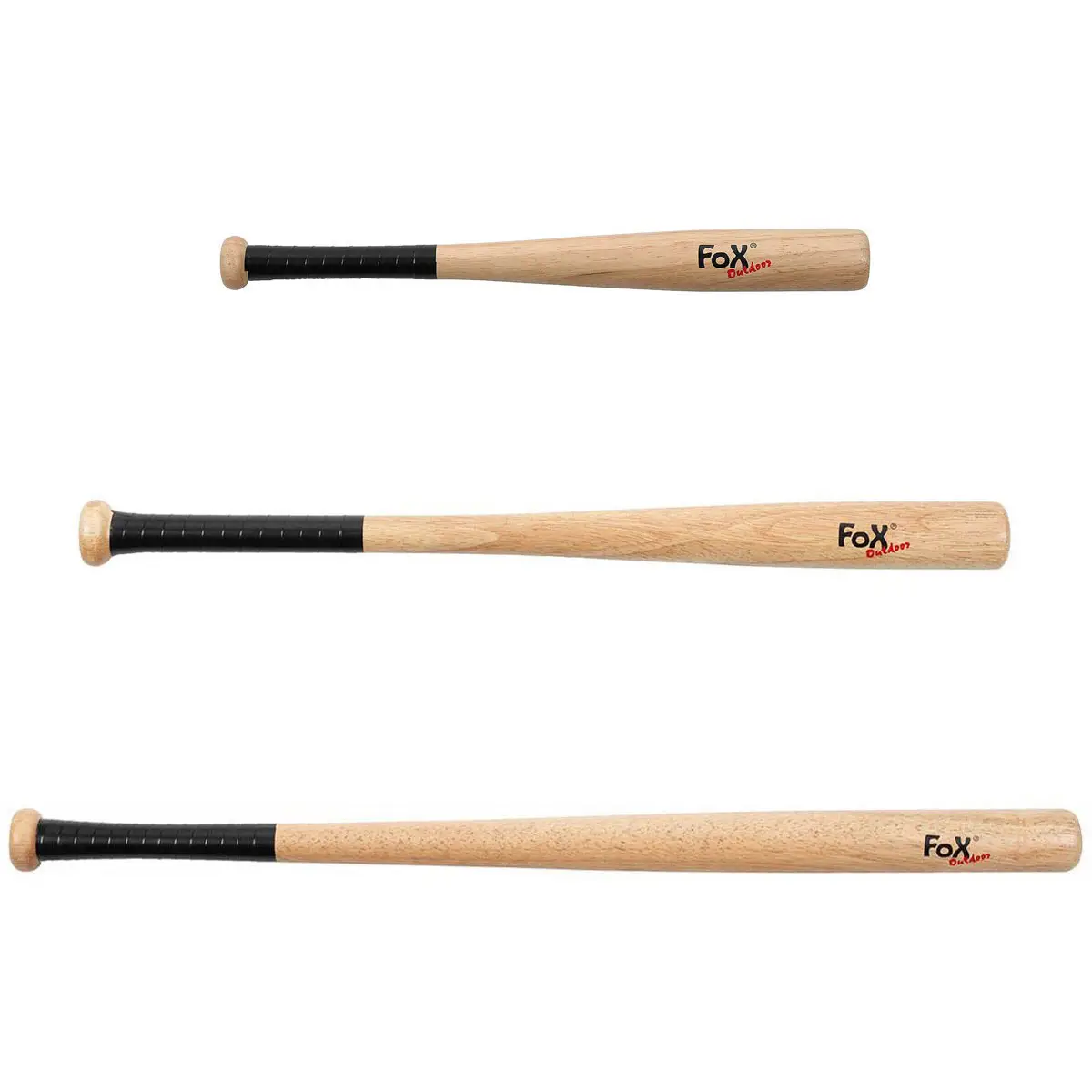 Baseballschläger Holz natur versch. Längen