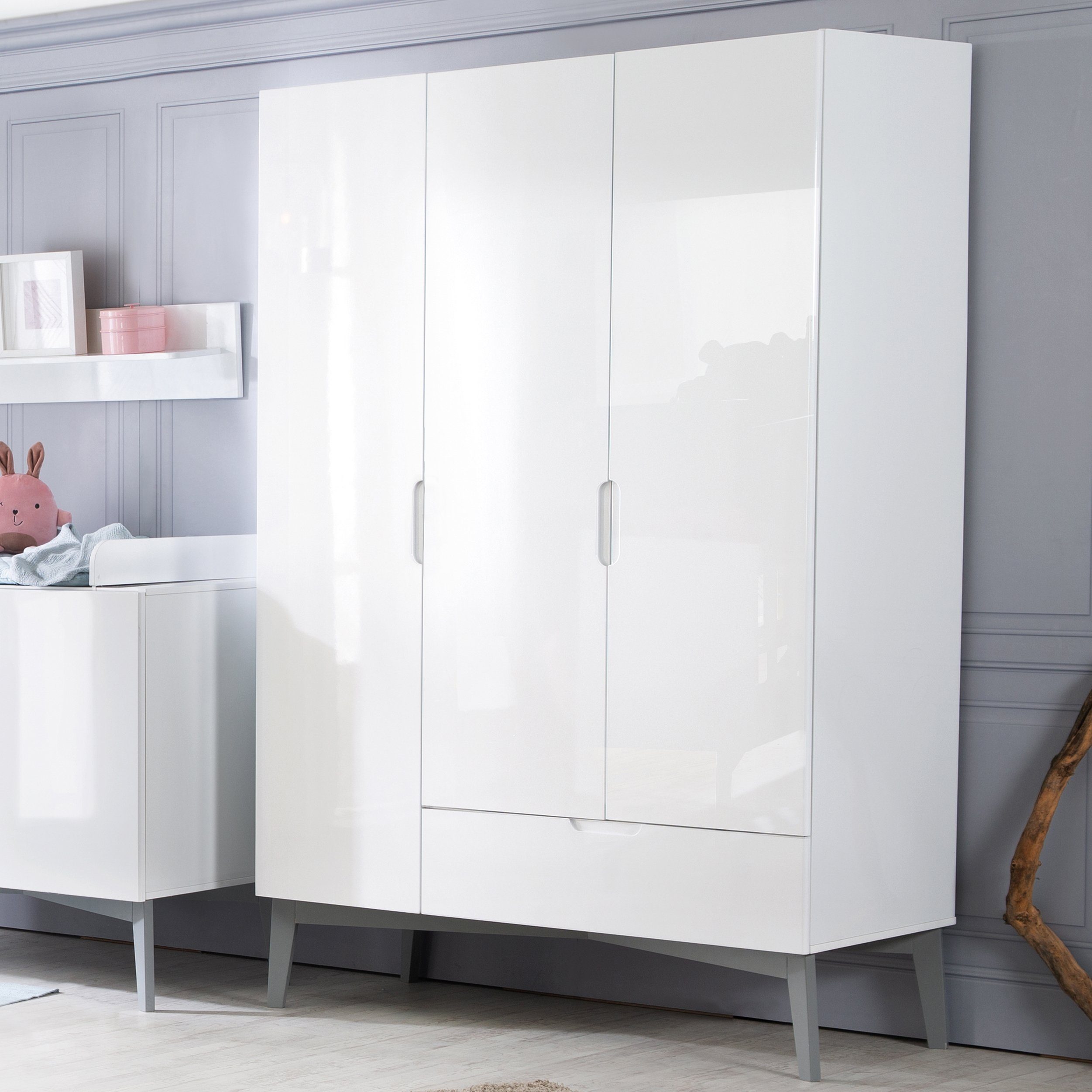 roba® Kinderkleiderschrank Retro 2 Made in Europe