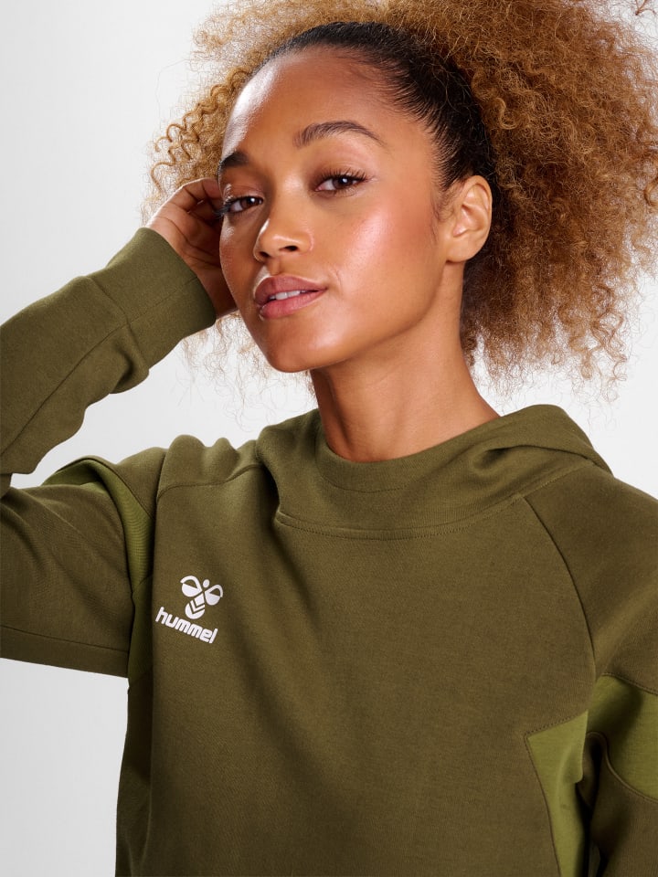 Hummel Hummel Kapuzenpullover Raglanärmel Hmltravel Damen in MILITARY OLIVE günstig kaufen