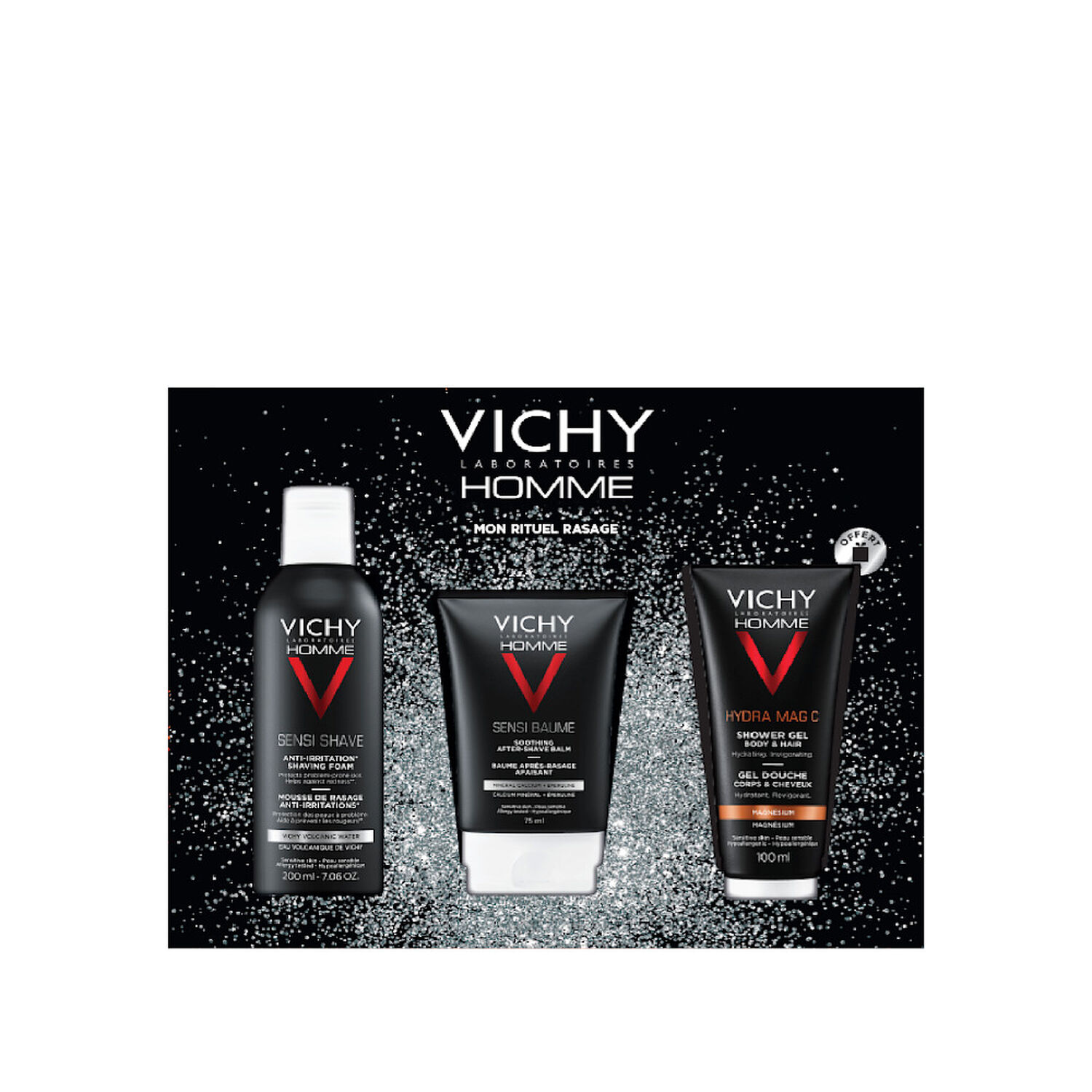 Vichy Homme Coffret Mon Rituel Rasage - 3 Produits